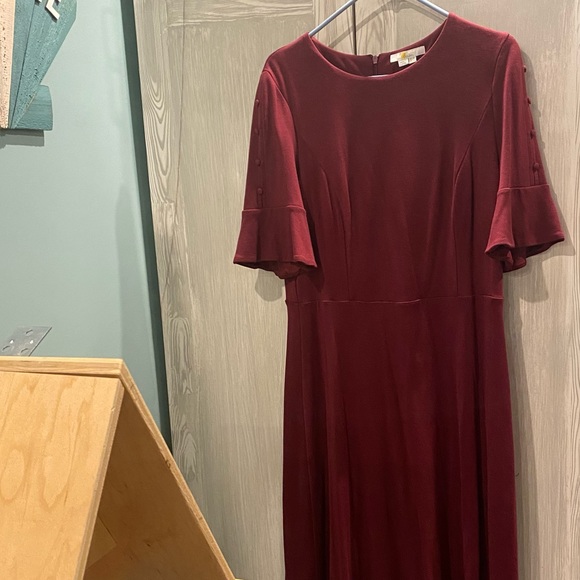 Preowned Women’s Alexis Boden Knit Dress Wine Colored Size 14L - Picture 1 of 7